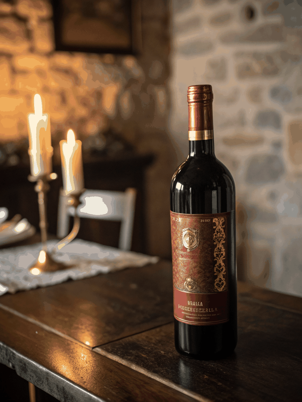 Barolo Riserva bottle and terroir